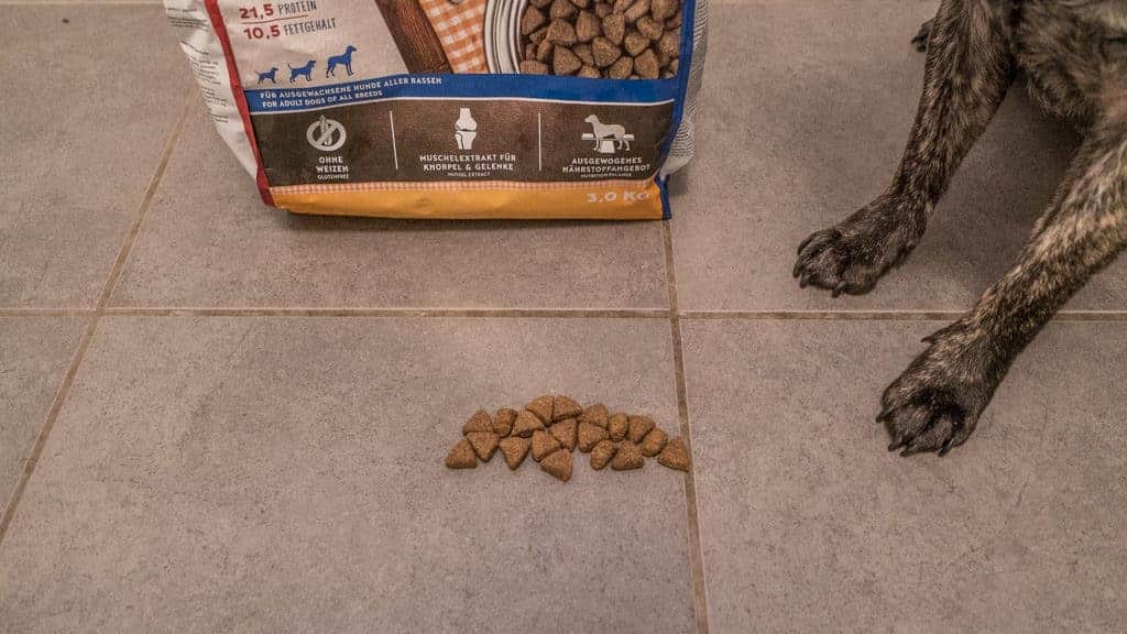 Bosch HPC Kroketten im Detail: Größenvergleich