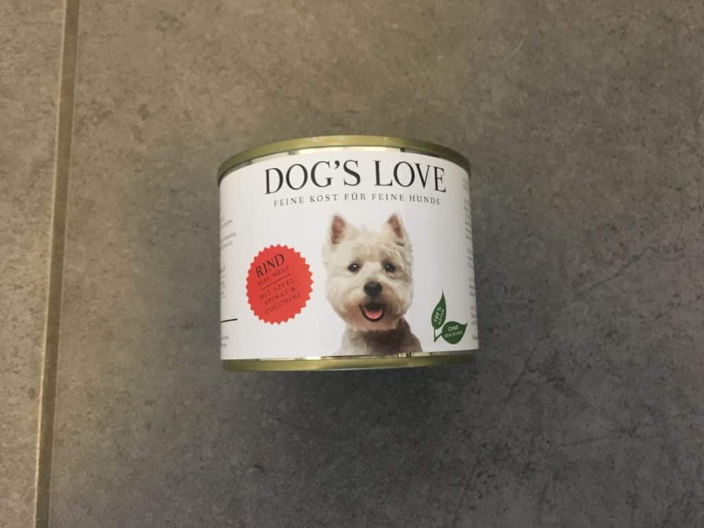 Dog's Love Hundefutter Test, Adult Rind Nassfutter und Ente Trockenfutter