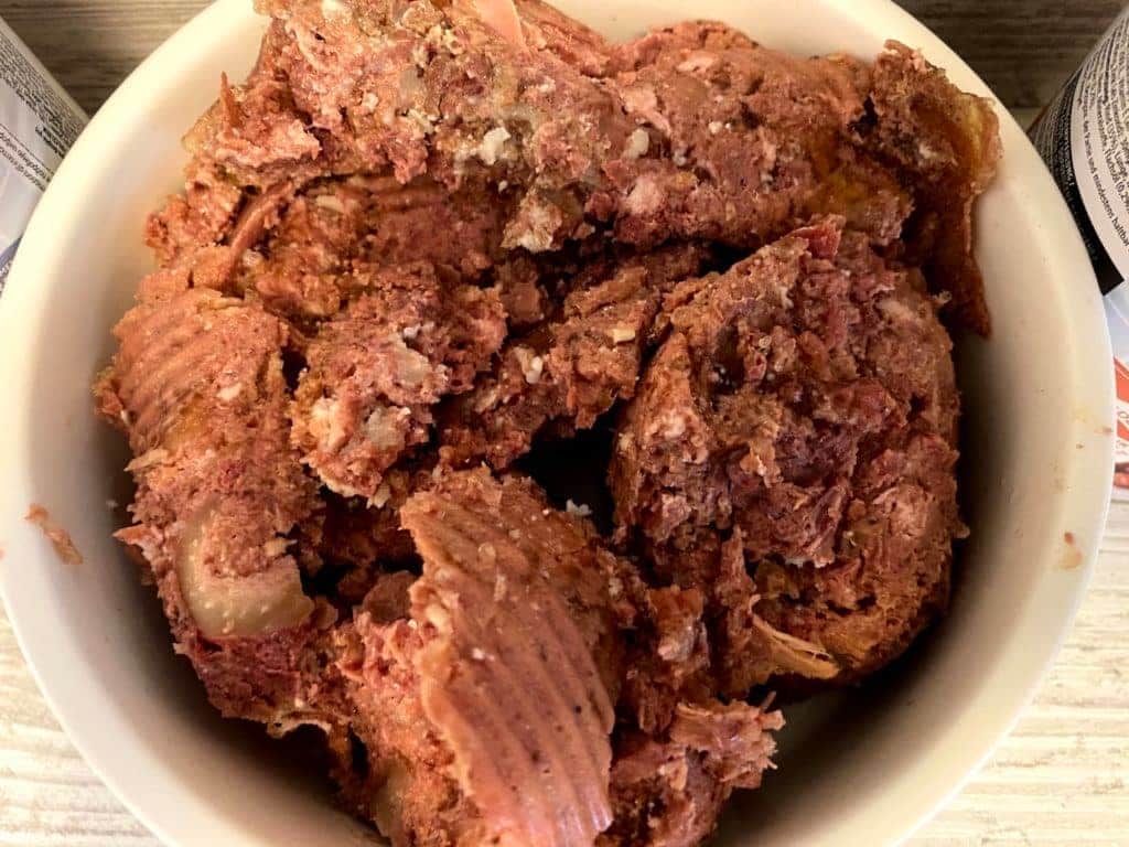 Rinti Kennerfleisch Rind im Napf: echte Fleischstücke