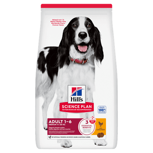 Hill's Science Plan Adult Medium Trockenfutter mit Huhn