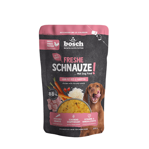 Freshe Schnauze Huhn mit Reis