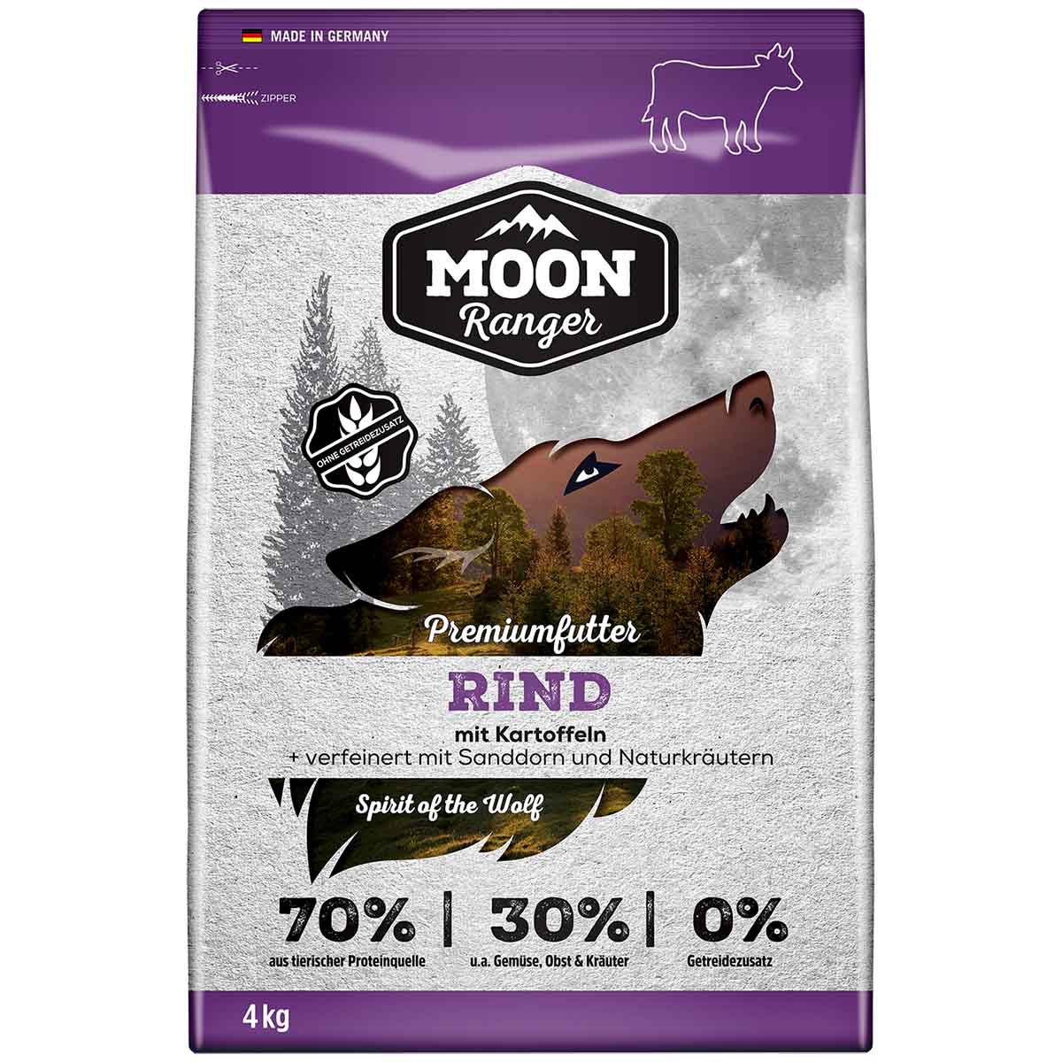 Rind mit Kartoffeln