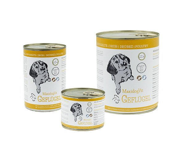 MaxiDogVit Geflügel, Nassfutter