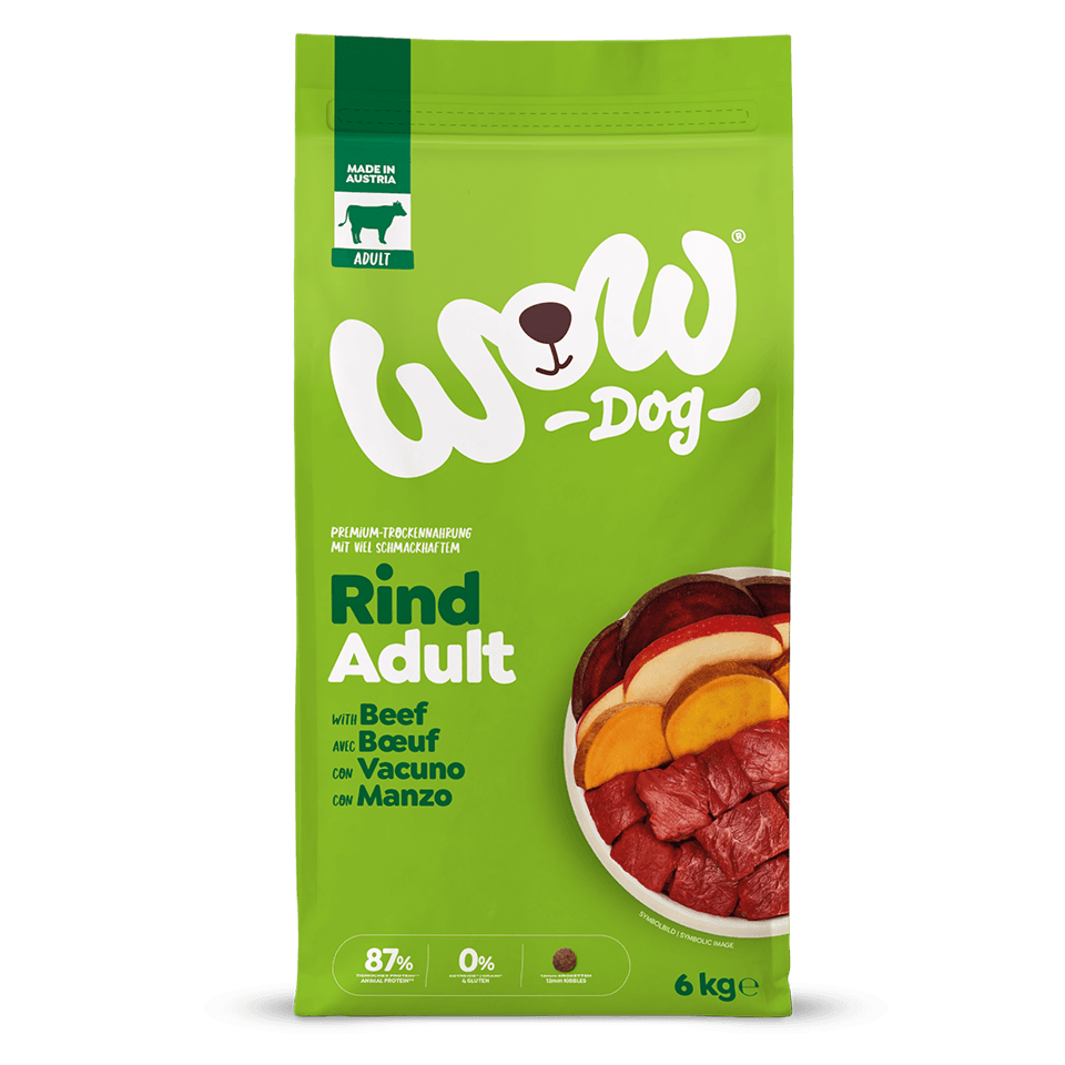 Adult Rind mit Apfel (Trockenfutter)