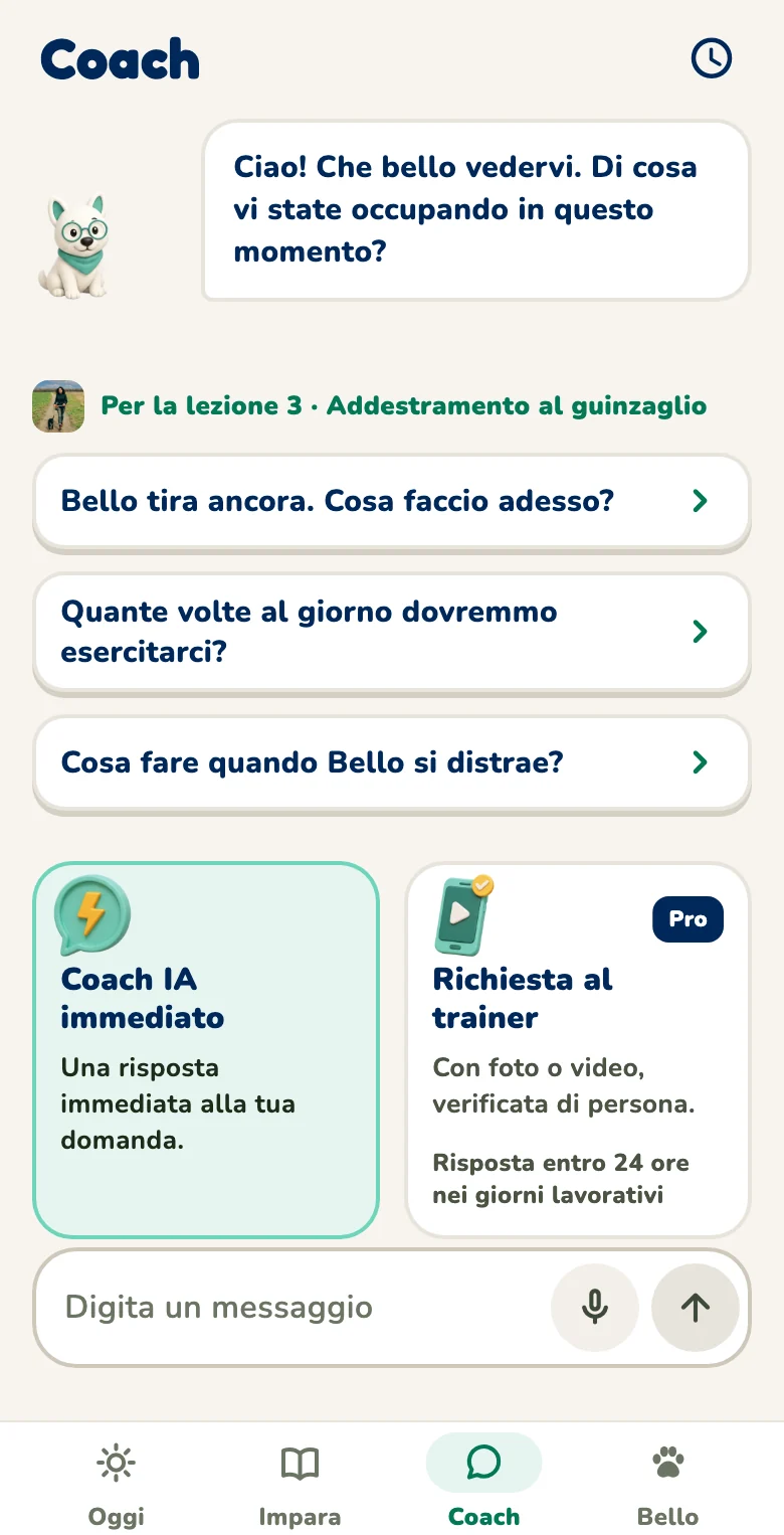 App Hundeo: coach IA