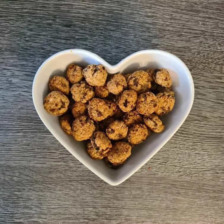 Beef Heart and Pear Biscuits
