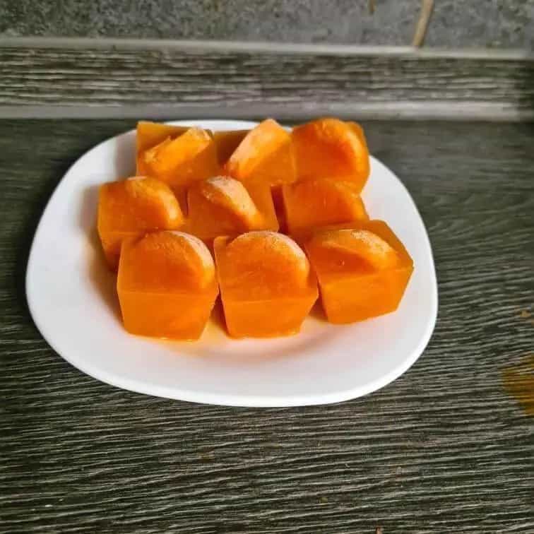 Carrot Ice Bites