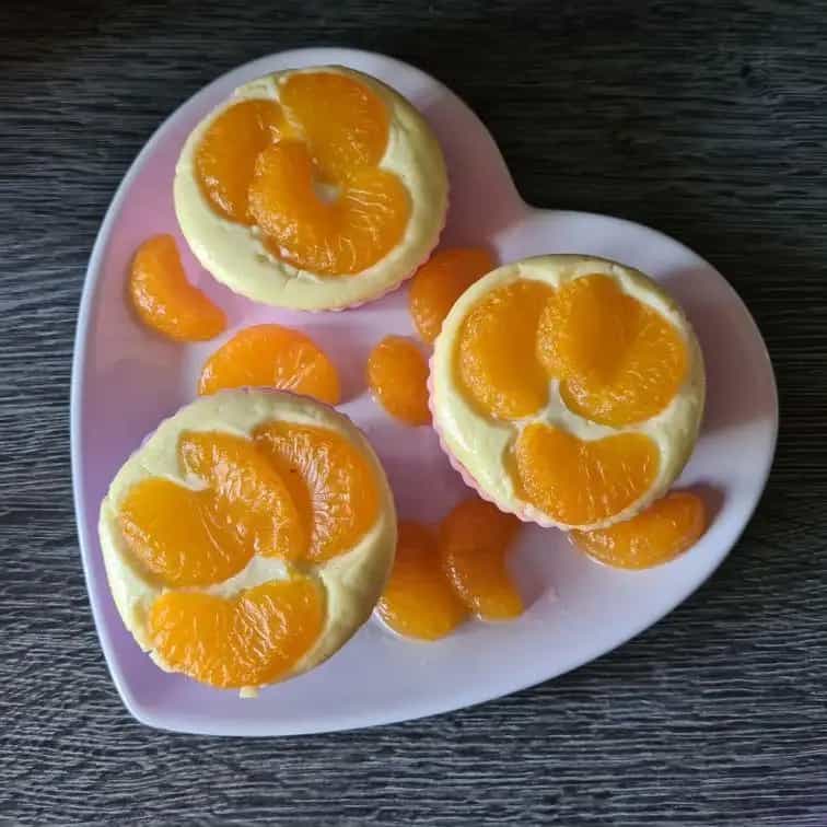 Mandarin Mini Cheesecakes