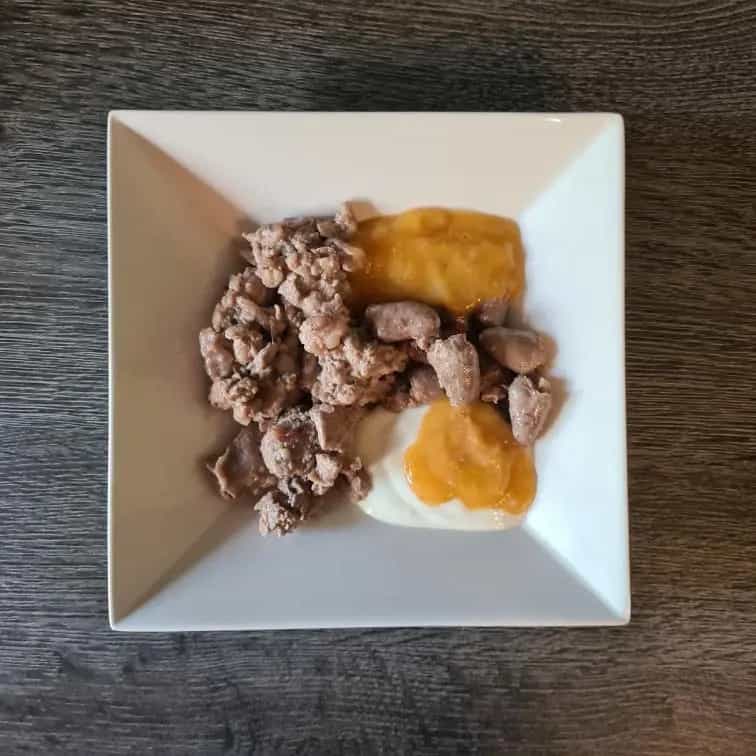 Poultry & Fruit Puree Plate
