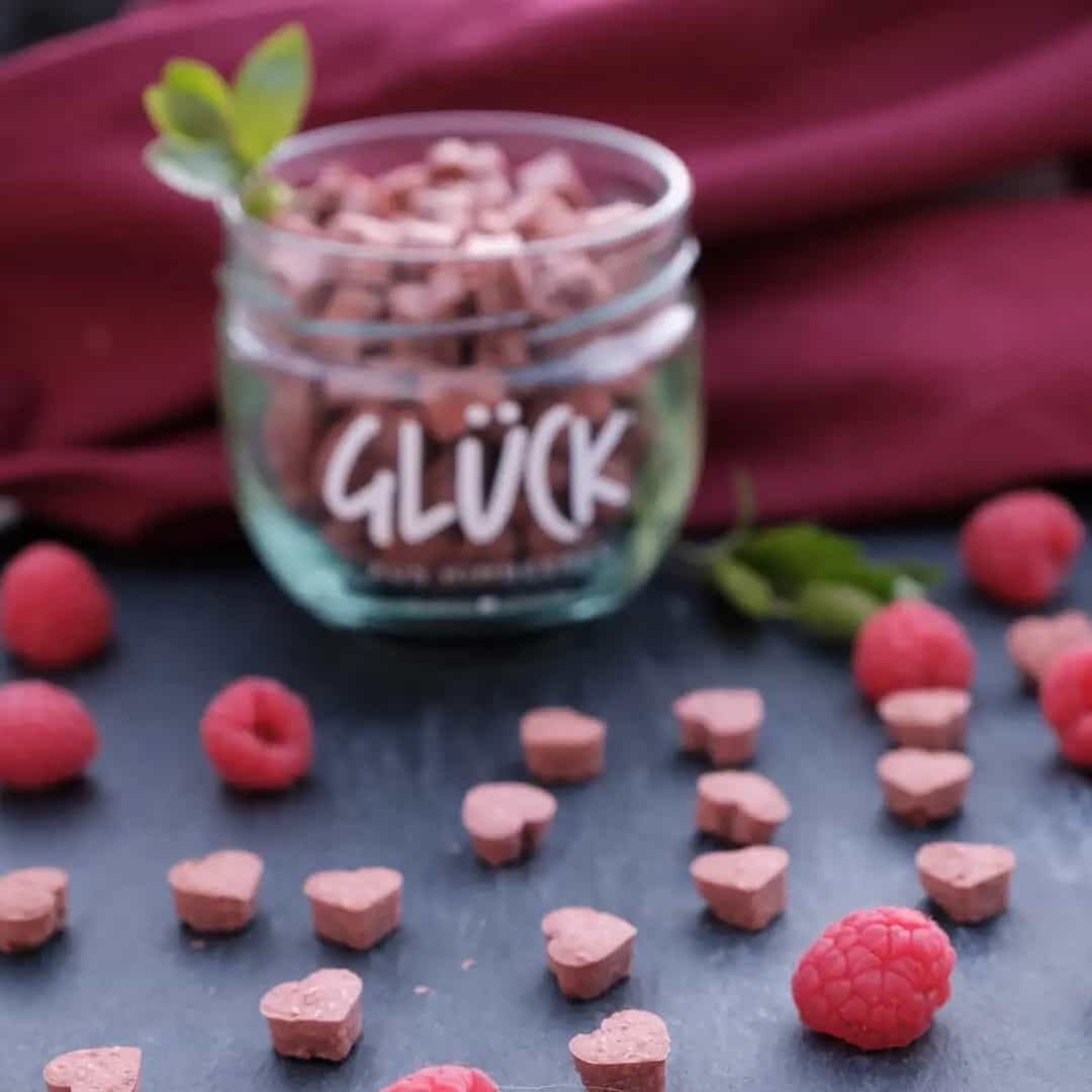Raspberry Coconut Hearts