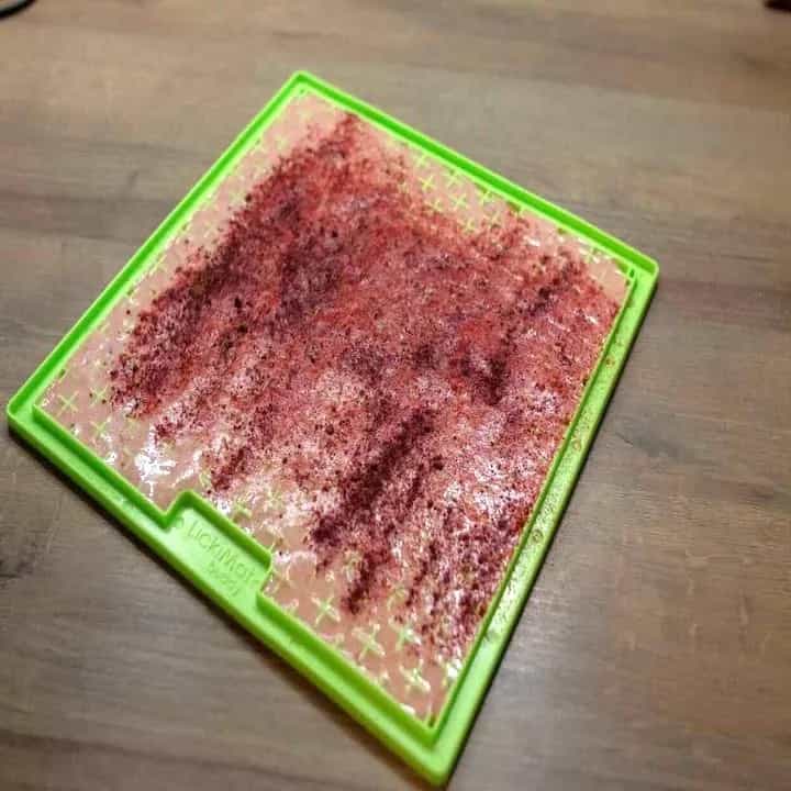 Raspberry Lick Mat