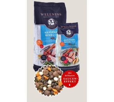 Wellness Geflügel, Rind & Fisch