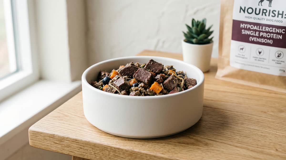 Hypoallergenes Hundefutter mit Monoprotein