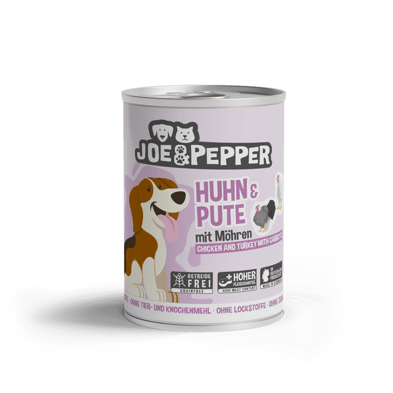 Huhn & Truthahn mit Karotten von Joe & Pepper