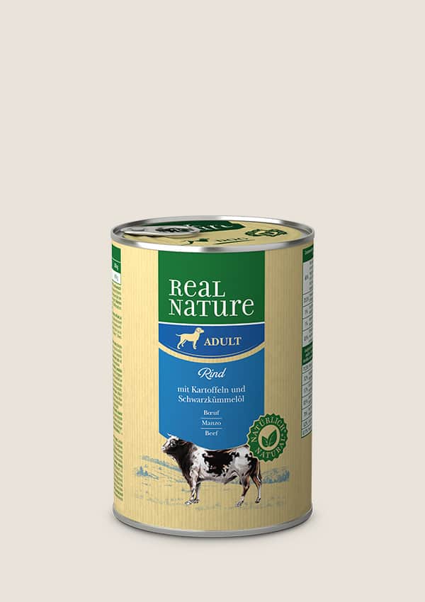 Original Adult Rind mit Kartoffeln von Real Nature