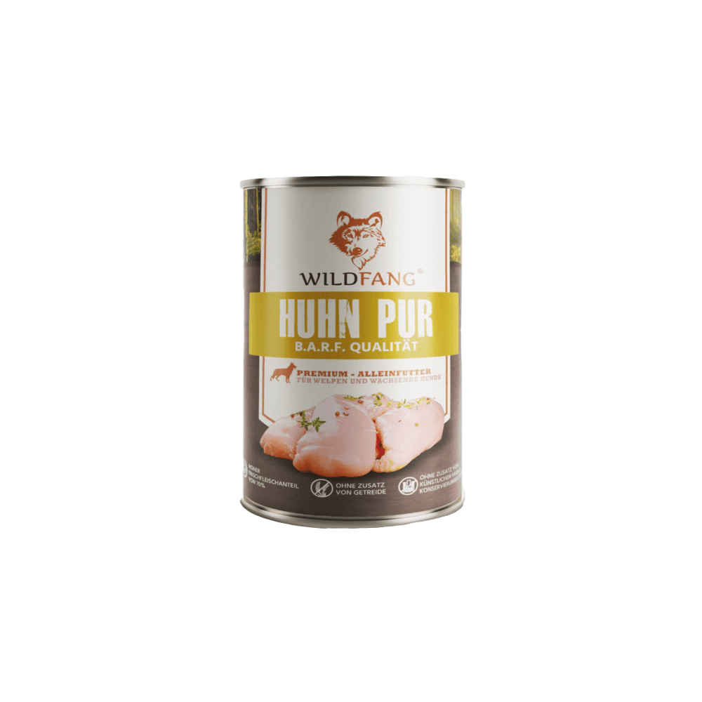 Huhn pur BARF-Qualität von Wildfang