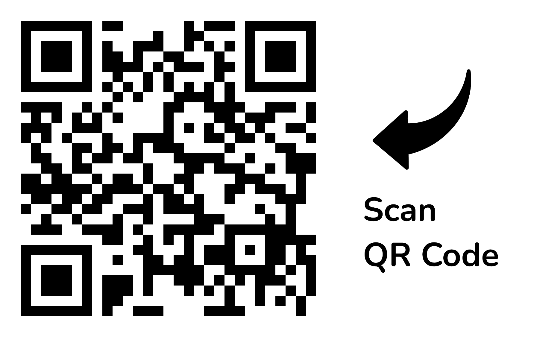 Sur la gauche, un code QR est affiché, à droite se trouve une boîte verte avec une flèche pointant vers la gauche et le texte "scanner le code QR" pour accéder facilement à l'application Hundeo.